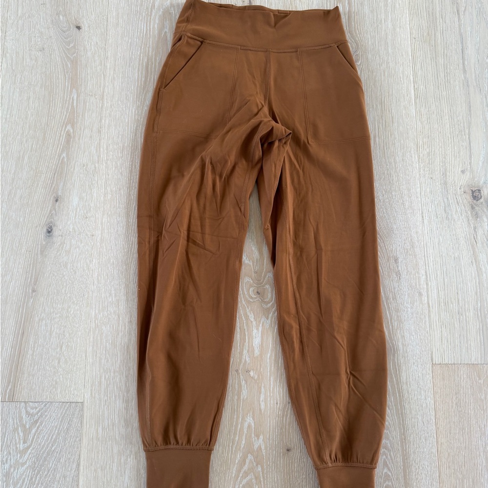lululemon align high rise jogger copper brown